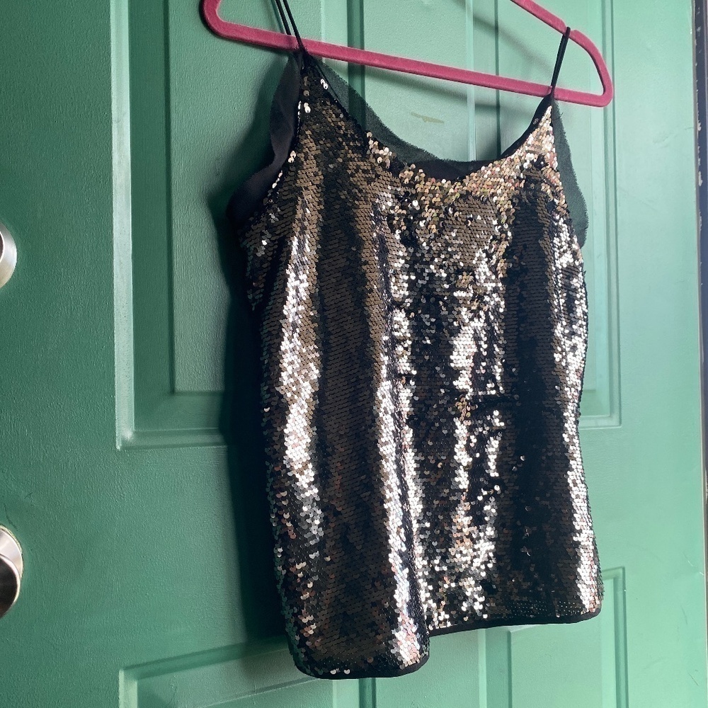 NWT WD.NY size medium sequin top